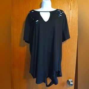 NWT distressed shirt